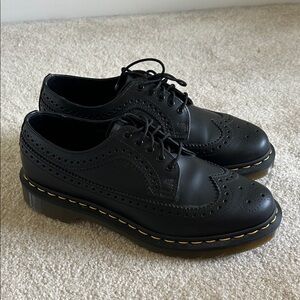 Never-worn Dr. Martens Black Brogue Shoes